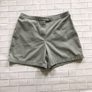 Loft Size 10 Plain Front Shorts Grey Soft